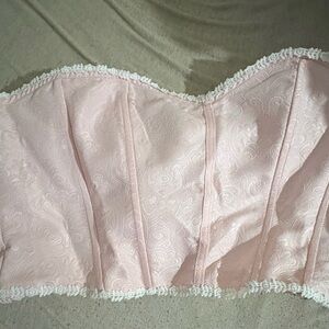 SHEIN Blush Lace-Trimmed Bandeau